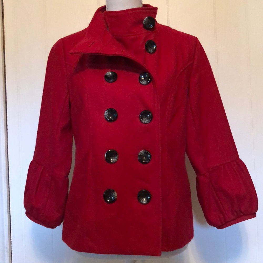 Luii Wool Blend Double Breasted Coat 🧥 B2